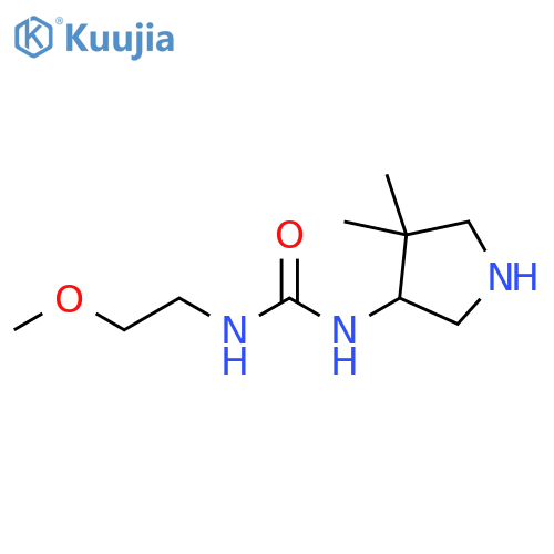 Urea, N-(4,4-dimethyl-3-pyrrolidinyl)-N'-(2-methoxyethyl)- structure