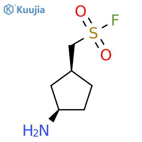 rac-[(1R,3S)-3-aminocyclopentyl]methanesulfonyl fluoride structure