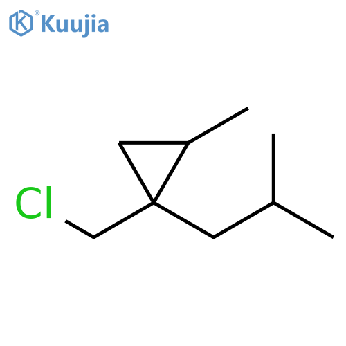 Cyclopropane, 1-(chloromethyl)-2-methyl-1-(2-methylpropyl)- structure