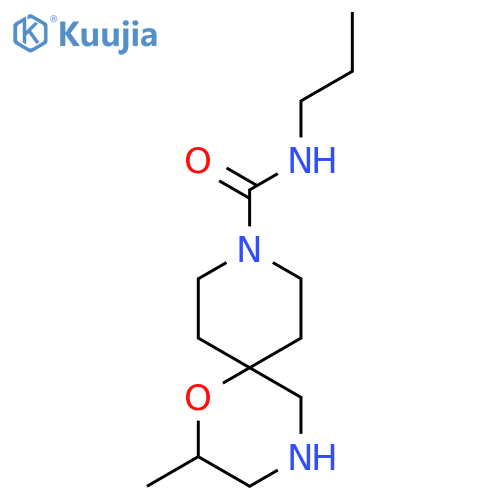 2-methyl-N-propyl-1-oxa-4,9-diazaspiro5.5undecane-9-carboxamide structure