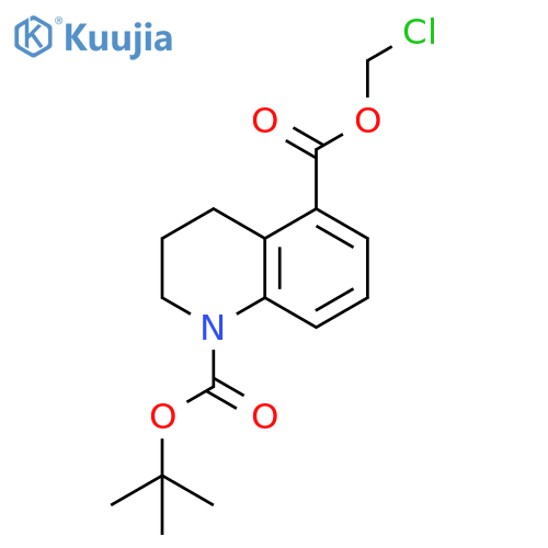1,5(2H)-Quinolinedicarboxylic acid, 3,4-dihydro-, 5-(chloromethyl) 1-(1,1-dimethylethyl) ester structure