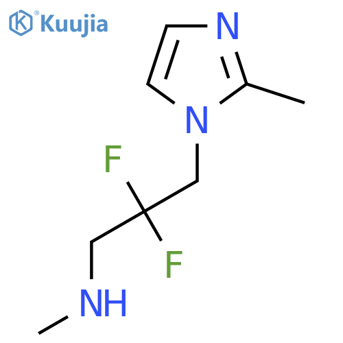 1H-Imidazole-1-propanamine, β,β-difluoro-N,2-dimethyl- structure