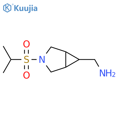 [3-(Propane-2-sulfonyl)-3-azabicyclo[3.1.0]hexan-6-yl]methanamine structure