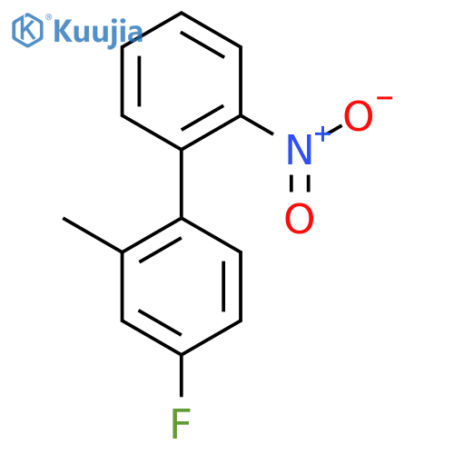 4-Fluoro-2-methyl-1-(2-nitrophenyl)benzene structure