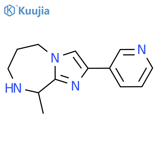 3-{9-methyl-5H,6H,7H,8H,9H-imidazo[1,2-a][1,4]diazepin-2-yl}pyridine structure