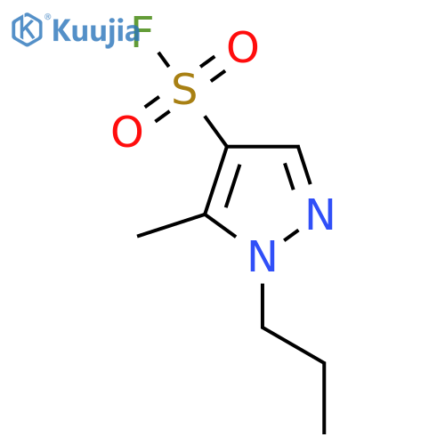 5-methyl-1-propyl-1H-pyrazole-4-sulfonyl fluoride structure