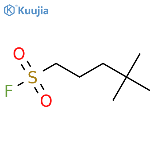 4,4-Dimethylpentane-1-sulfonyl fluoride structure