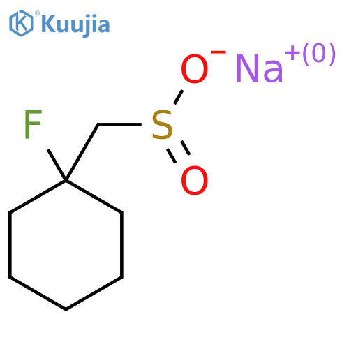 Sodium (1-fluorocyclohexyl)methanesulfinate structure