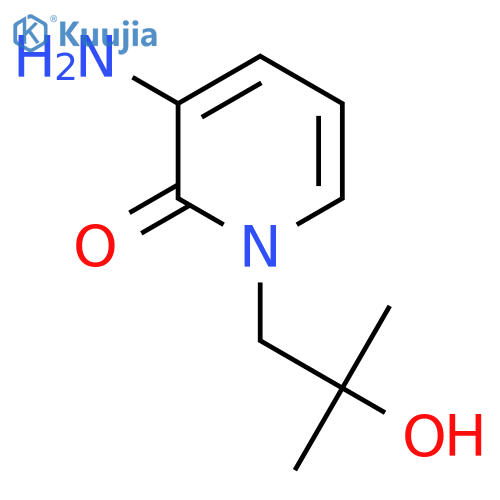 3-amino-1-(2-hydroxy-2-methylpropyl)-1,2-dihydropyridin-2-one structure