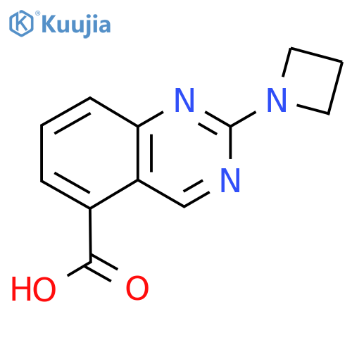 2-(Azetidin-1-yl)quinazoline-5-carboxylic acid structure