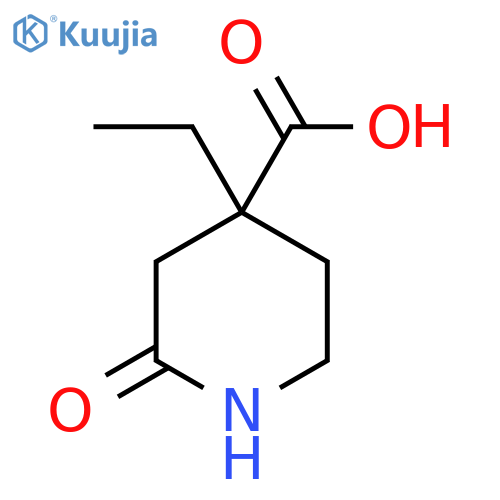 4-Ethyl-2-oxopiperidine-4-carboxylic acid structure