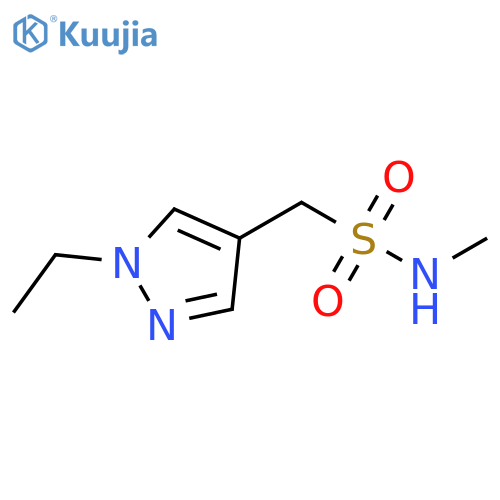 1H-Pyrazole-4-methanesulfonamide, 1-ethyl-N-methyl- structure