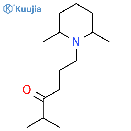 6-(2,6-Dimethylpiperidin-1-yl)-2-methylhexan-3-one structure