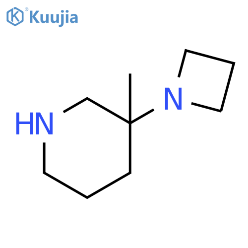 Piperidine, 3-(1-azetidinyl)-3-methyl- structure