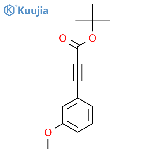 Tert-butyl 3-(3-methoxyphenyl)prop-2-ynoate structure