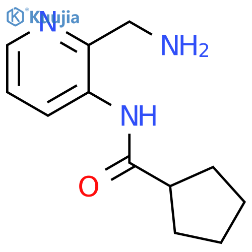 Cyclopentanecarboxamide, N-[2-(aminomethyl)-3-pyridinyl]- structure