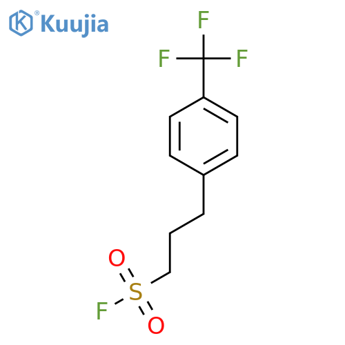 3-[4-(Trifluoromethyl)phenyl]propane-1-sulfonyl fluoride structure