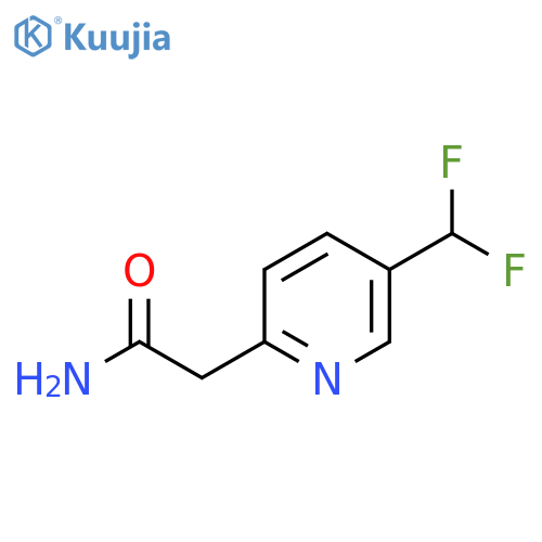 2-5-(difluoromethyl)pyridin-2-ylacetamide structure