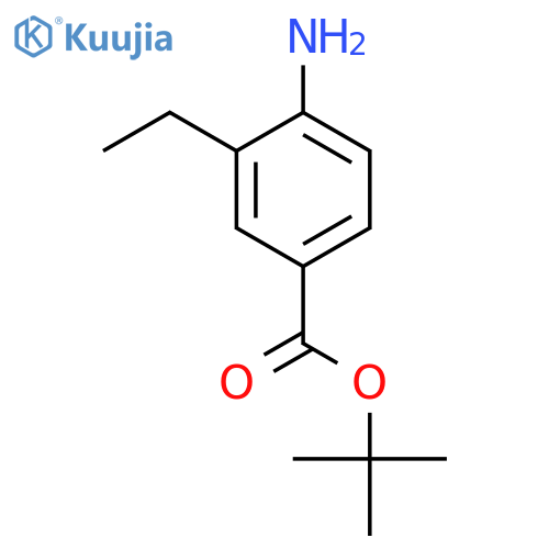 Tert-butyl 4-amino-3-ethylbenzoate structure