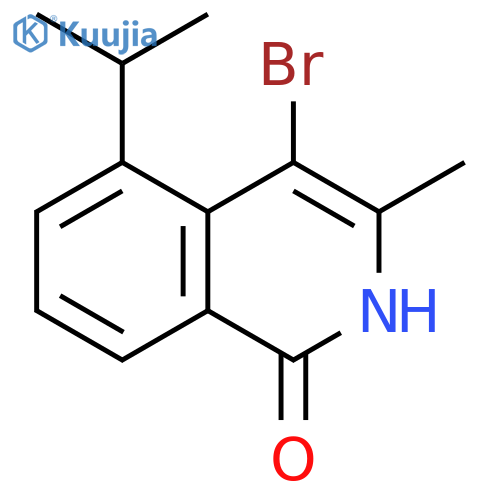 1(2H)-Isoquinolinone, 4-bromo-3-methyl-5-(1-methylethyl)- structure