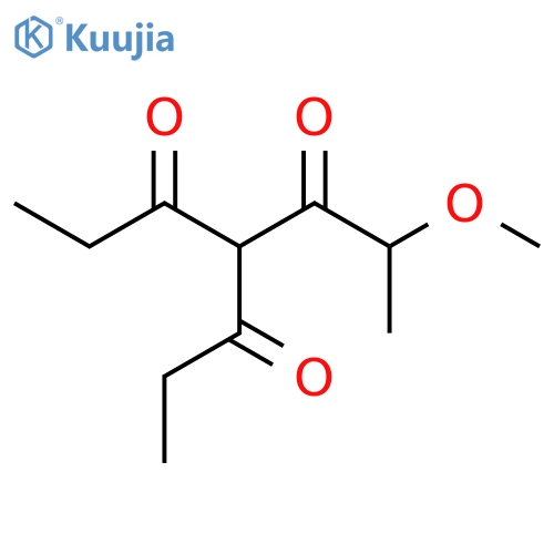 2-methoxy-4-propanoylheptane-3,5-dione structure
