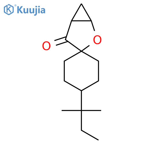 4'-(2-Methylbutan-2-yl)-2-oxaspiro[bicyclo[3.1.0]hexane-3,1'-cyclohexane]-4-one structure