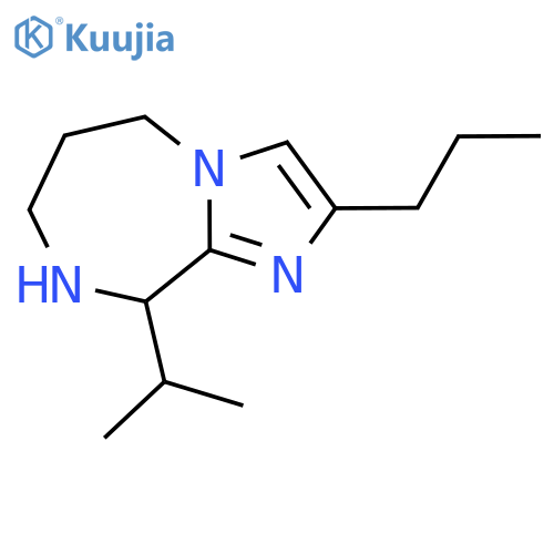 9-(propan-2-yl)-2-propyl-5H,6H,7H,8H,9H-imidazo[1,2-a][1,4]diazepine structure