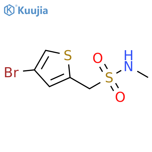 2-Thiophenemethanesulfonamide, 4-bromo-N-methyl- structure