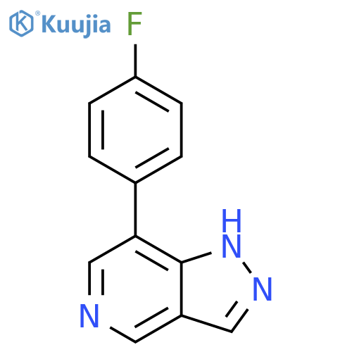7-(4-fluorophenyl)-1H-pyrazolo[4,3-c]pyridine structure