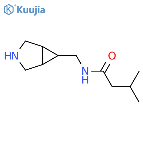 N-({3-azabicyclo[3.1.0]hexan-6-yl}methyl)-3-methylbutanamide structure