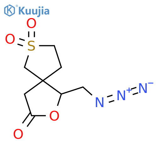 1-(Azidomethyl)-2-oxa-7lambda6-thiaspiro[4.4]nonane-3,7,7-trione structure