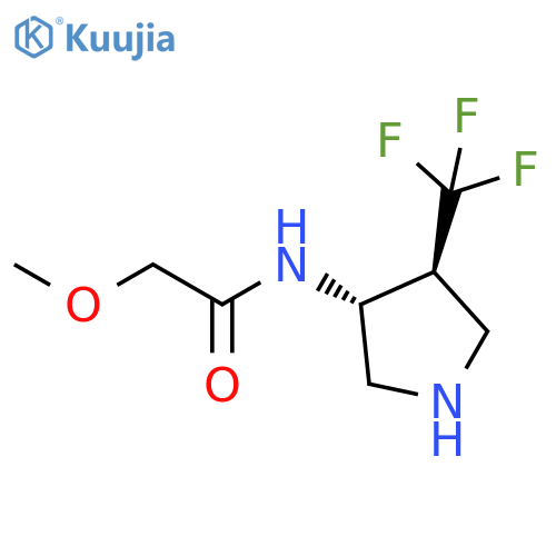 Acetamide, 2-methoxy-N-[(3R,4S)-4-(trifluoromethyl)-3-pyrrolidinyl]-, rel- structure
