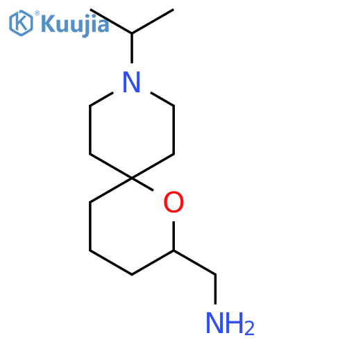 [9-(Propan-2-yl)-1-oxa-9-azaspiro[5.5]undecan-2-yl]methanamine structure