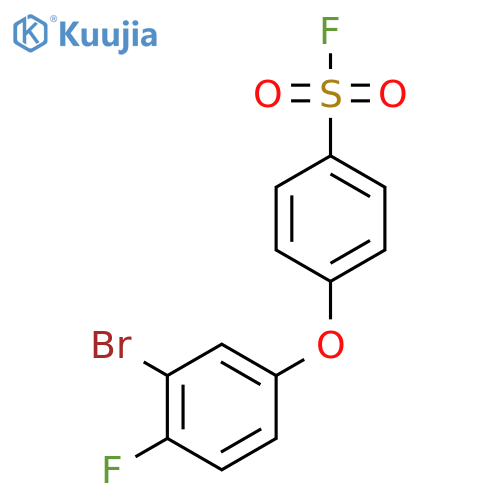 4-(3-Bromo-4-fluorophenoxy)benzenesulfonyl fluoride structure