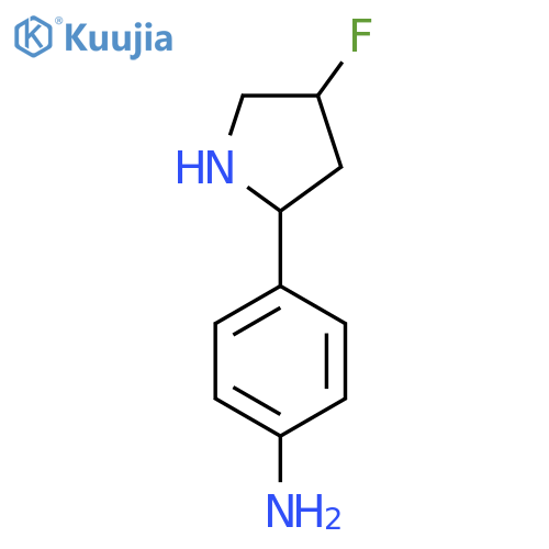 4-(4-Fluoropyrrolidin-2-yl)aniline structure