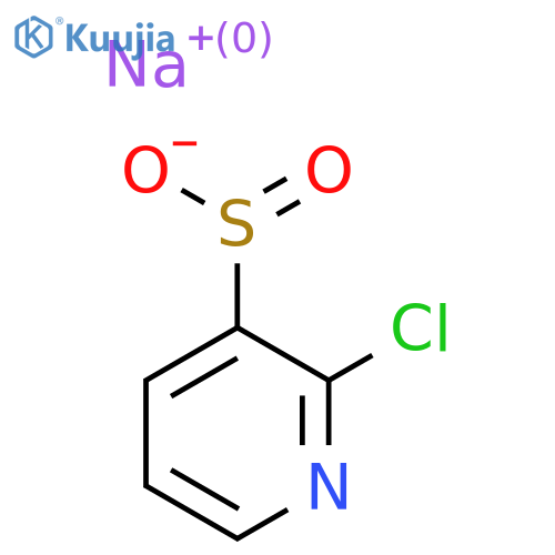 Sodium 2-chloropyridine-3-sulfinate structure
