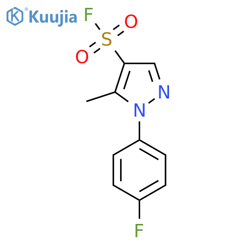 1-(4-Fluorophenyl)-5-methylpyrazole-4-sulfonyl fluoride structure
