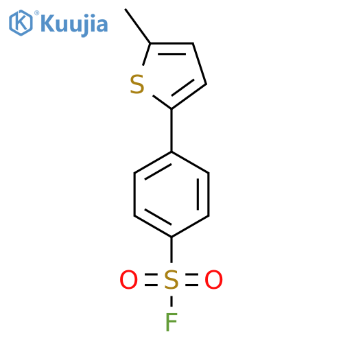 4-(5-Methylthiophen-2-yl)benzene-1-sulfonyl fluoride structure