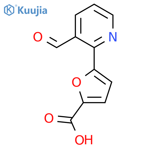 5-(3-formylpyridin-2-yl)furan-2-carboxylic acid structure