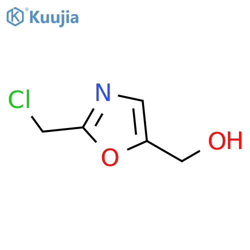 5-Oxazolemethanol, 2-(chloromethyl)- structure