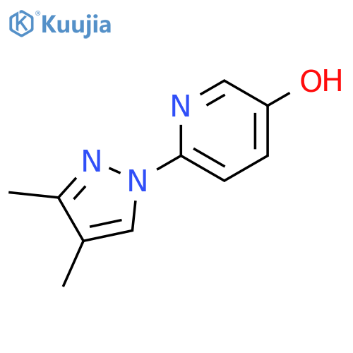 3-Pyridinol, 6-(3,4-dimethyl-1H-pyrazol-1-yl)- structure