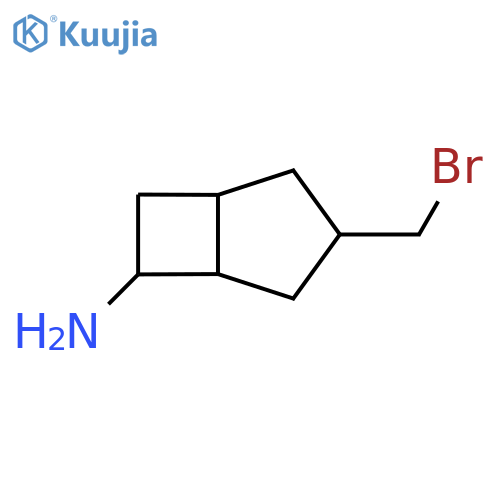 3-(Bromomethyl)bicyclo[3.2.0]heptan-6-amine structure