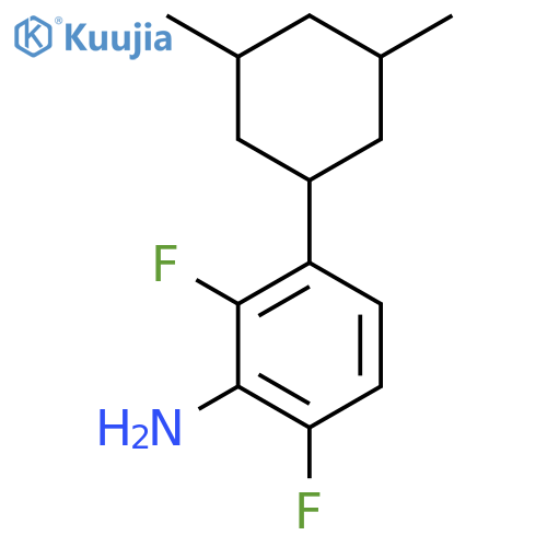 3-(3,5-Dimethylcyclohexyl)-2,6-difluoroaniline structure