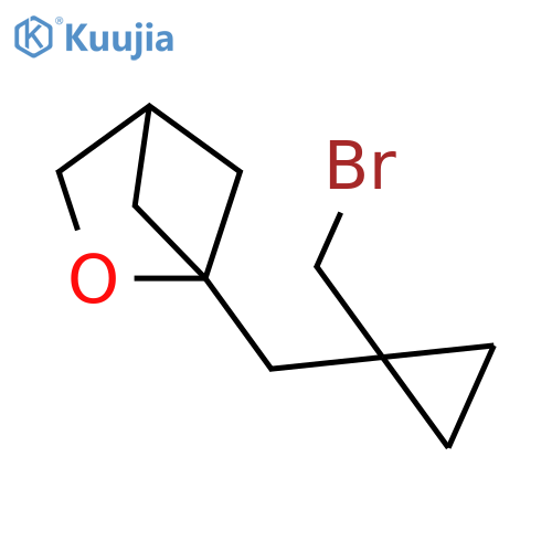 2-Oxabicyclo[2.1.1]hexane, 1-[[1-(bromomethyl)cyclopropyl]methyl]- structure