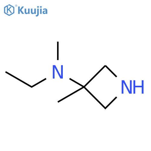 3-Azetidinamine, N-ethyl-N,3-dimethyl- structure