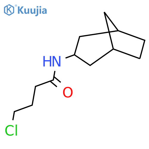 N-{bicyclo[3.2.1]octan-3-yl}-4-chlorobutanamide structure