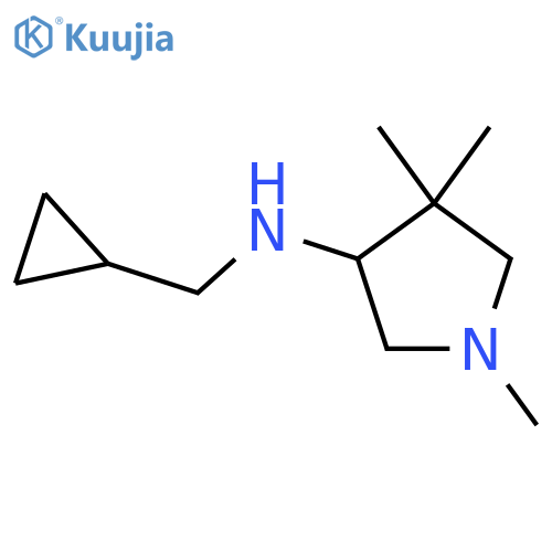N-(cyclopropylmethyl)-1,4,4-trimethylpyrrolidin-3-amine structure