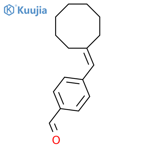 4-(Cyclooctylidenemethyl)benzaldehyde structure