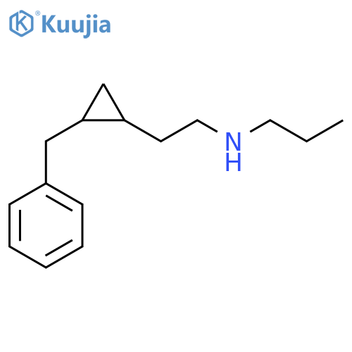 [2-(2-Benzylcyclopropyl)ethyl](propyl)amine structure