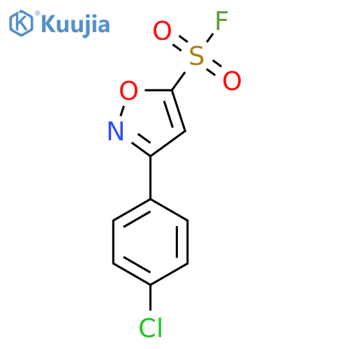 3-(4-Chlorophenyl)-1,2-oxazole-5-sulfonyl fluoride structure